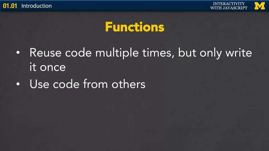 Functions