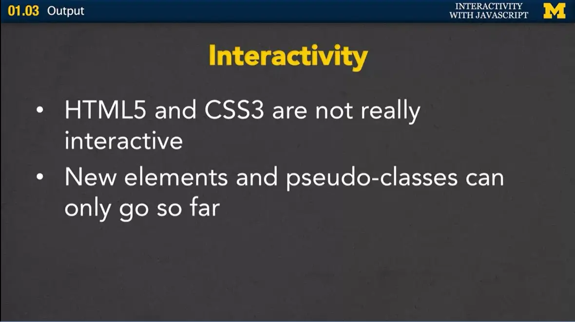 Interactivity