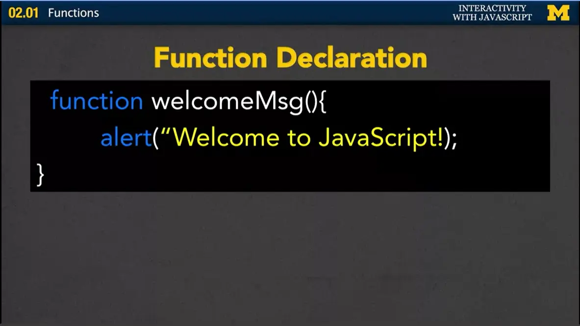 Function Declaration, #1.