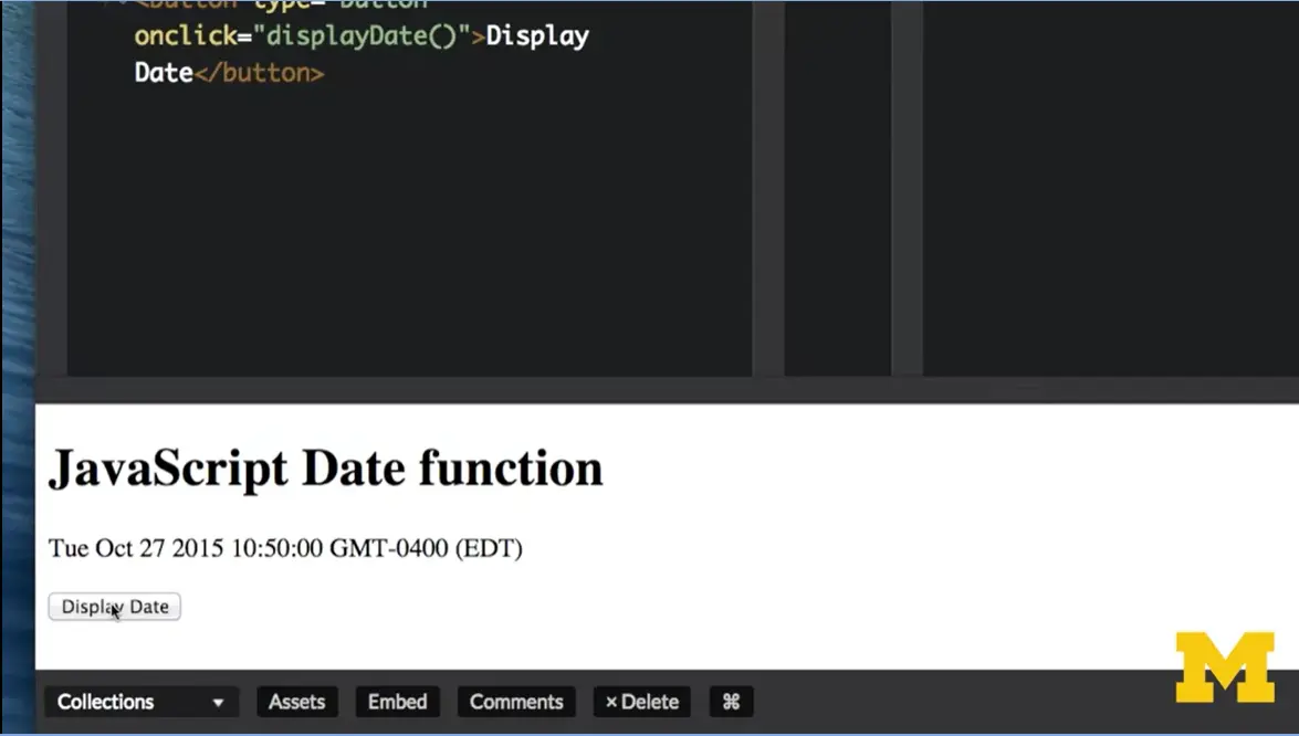 Format JavaScript date function.