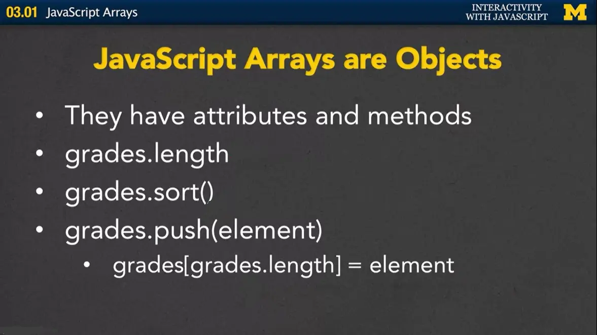 JavaScript Arrays are Objects, #2.