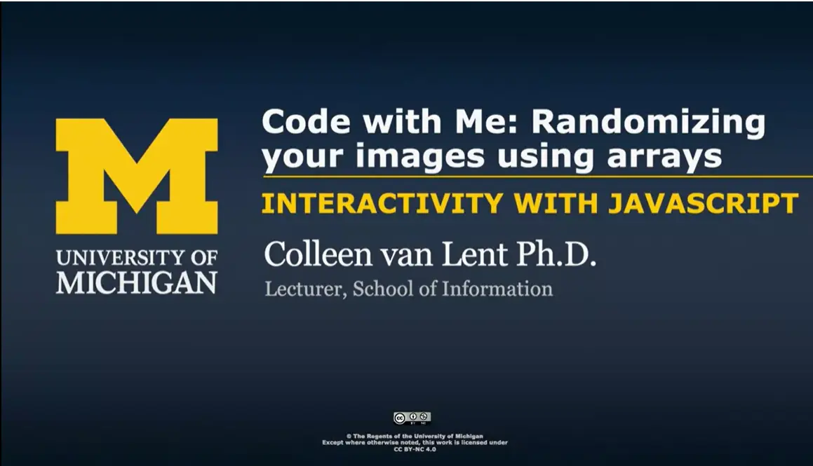 4.01 Code With Me: Randomizing Your Images Using Arrays.