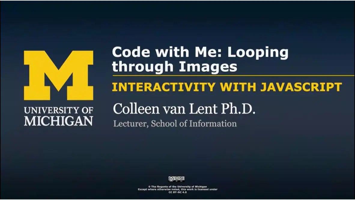 4.03 Code With Me: Looping Through Images.